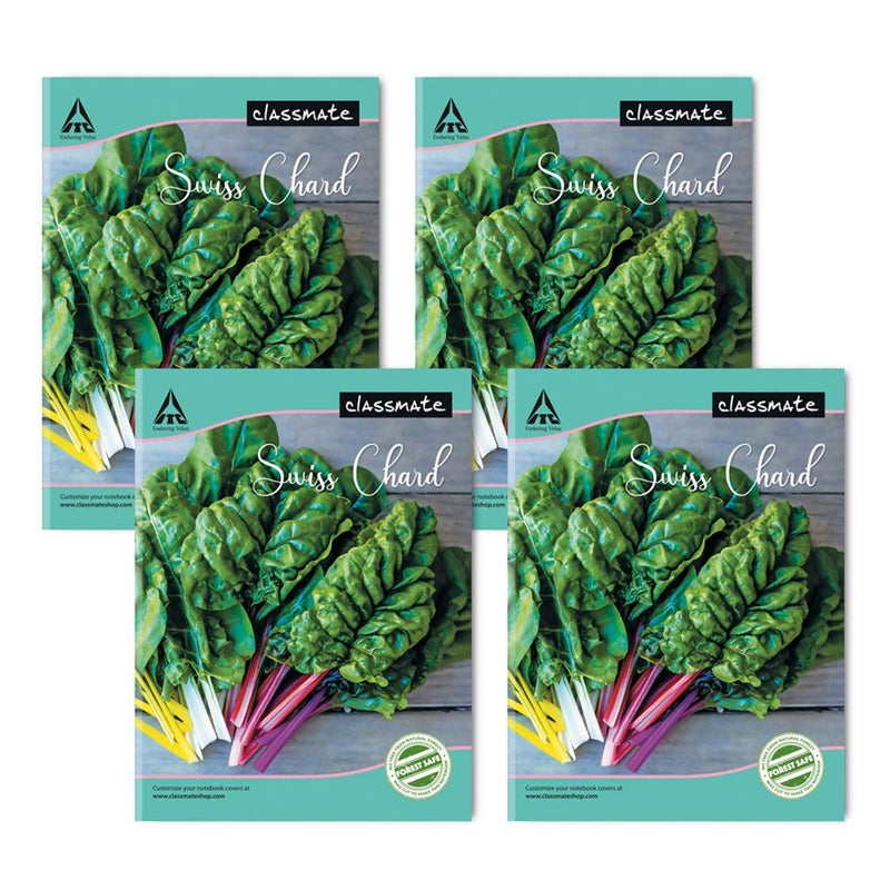 classmate Notebook - Single Line, 120 Pages, 240 mm x 180 mm - Pack Of 4 & Long Book - Unruled, 140 Pages, 297 mm x 210 mm - Pack Of 3 - Image 2