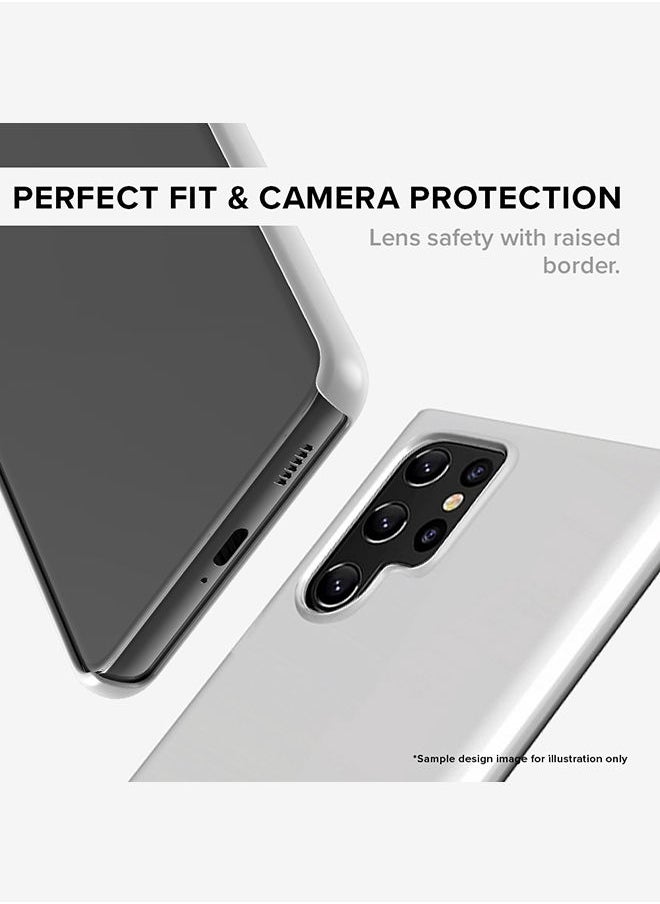 Stylizedd - Case for Samsung Galaxy S22 Ultra 5G Snap Case Slim Snap Classic Series Shield Matte Finish Print - Topsy Turvy Triangles - Image 1