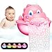 Puidapo Baby Bath Toys Light Up Bath Bubble Machine with Colourful Light Bathtime Shower Bath Toys for Kids Ages 13 48 Birthday for Toddler Boys Girls - Image 3