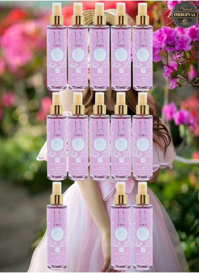 BonJour - 13 Pieces Yara Body Perfume 150ML - Image 1