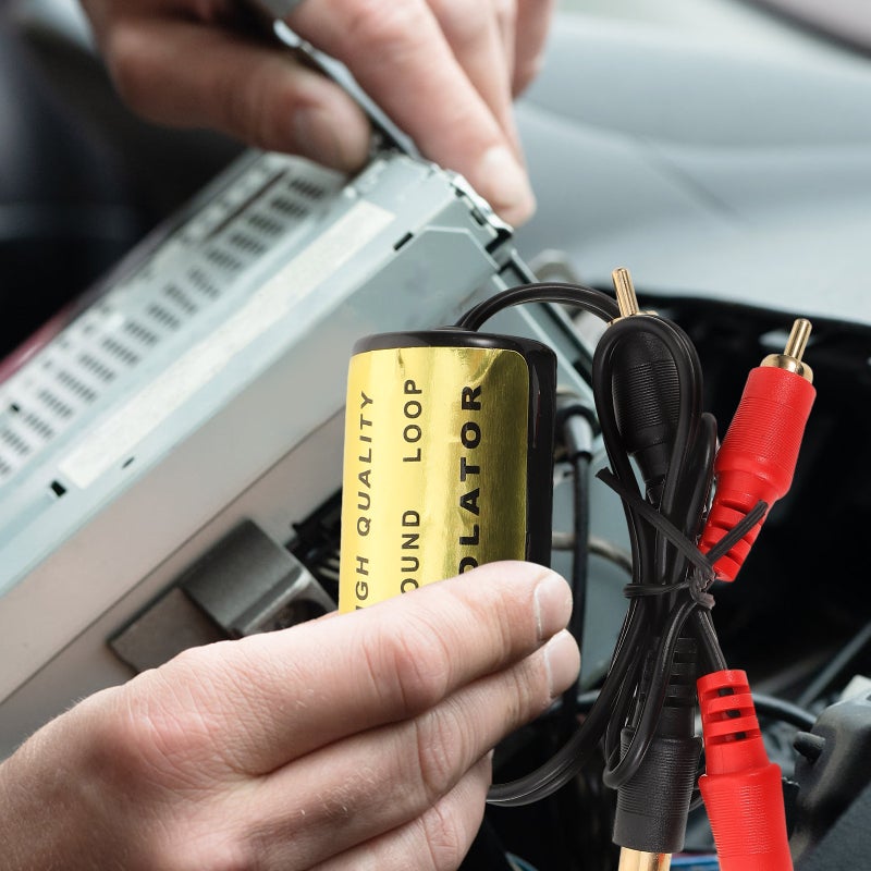 Car Stereo Noise Filter, Enhances Audio Quality, High-Efficiency Sound Purifier - Image 3