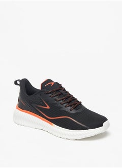 Dash Colourblock Sports Shoes with Lace-Up Closure and Pull Tabs  - Image 1