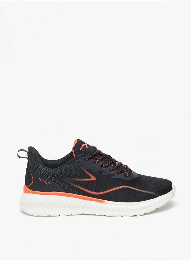 Dash Colourblock Sports Shoes with Lace-Up Closure and Pull Tabs  - Image 3