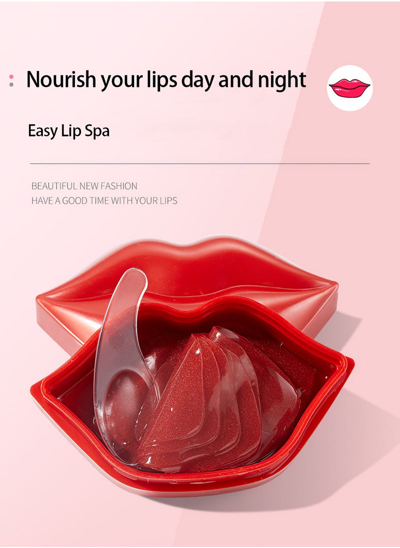 ZHIDUO - 20Pcs Fascinating Cherry Nourishing And Smoothing Lip Mask, 60g - Image 1