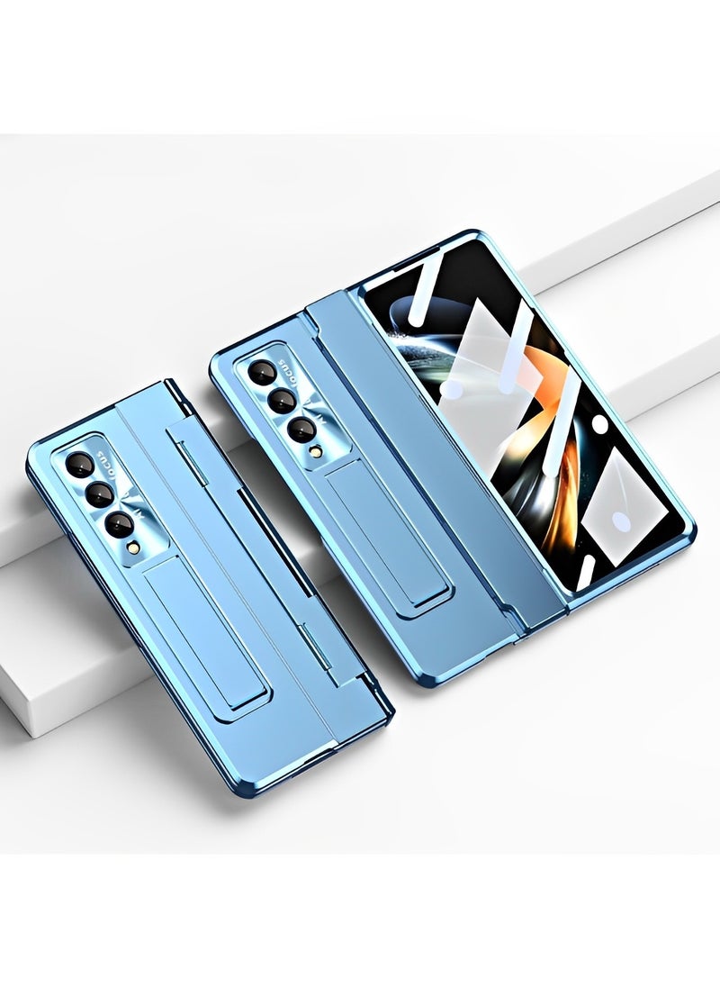 ريوكل - حافظة هاتف مع واقي شاشة شفاف غير لامع مع حامل مفصلي لهاتف Samsung Galaxy Z Fold 3 Fold 4 Fold 5 - Image 1