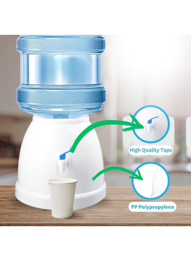 بانفيل موزع مياه صغير الحجم يوضع على الطاولة لأباريق سعة 5 جالون - وصول فوري إلى المياه المبردة ودرجة حرارة الغرفة للمنزل والمكتب والمساحات الصغيرة - Image 4