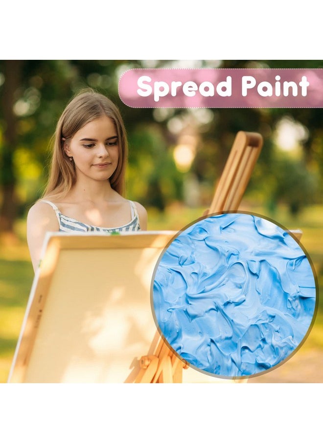 Perthlin Paint Spatula Silicone Spatula Silicone Art Painting Tools Art Supplies Spreading Paint Tools For Texturizing And Moving Paint Fluid Artist Painting Supplies, Pink  - Image 5
