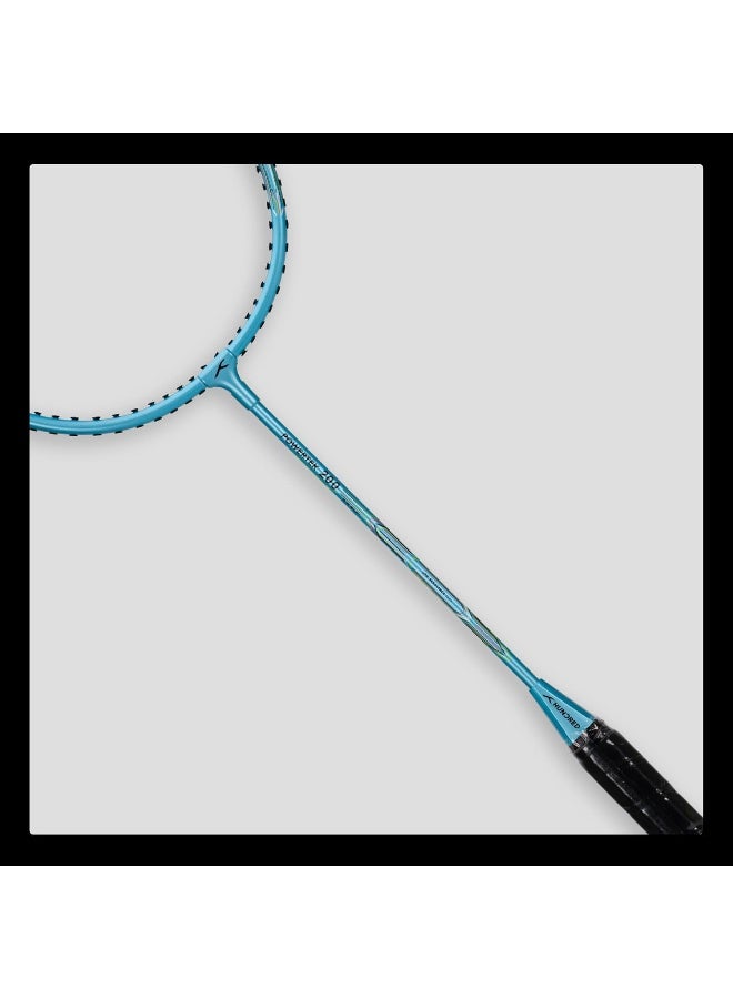 HUNDRED Powertek 200 Badminton Racket – Pre-Strung Lightweight Aluminium (Light Blue), Ideal for Beginners & Training - Image 5