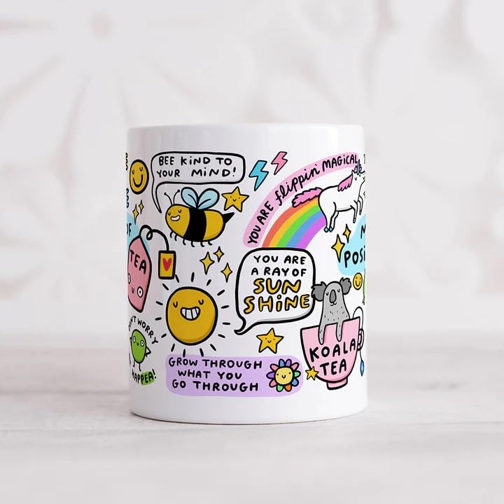 DAYS Mug of Positivi-Tea, Funny Friendship Thank You Gift, Birthday Gift, Congratulations, New Job, Best Friend Gift - Image 2
