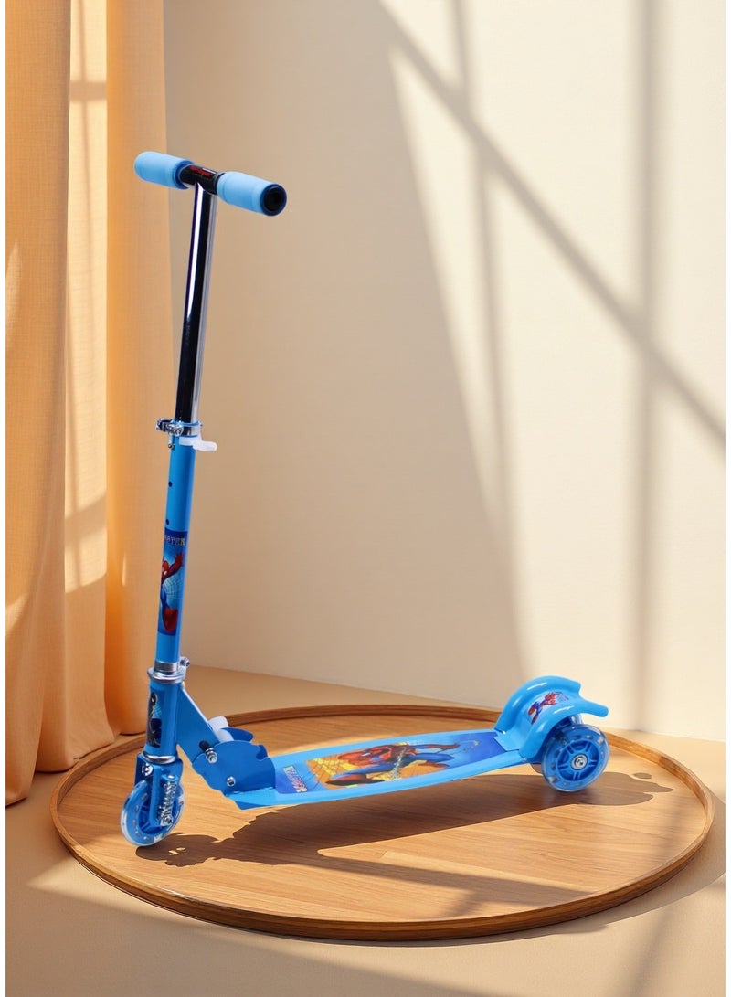 إيزي فيتشور سكوتر ركل قابل للطي وقابل لتعديل الارتفاع من إيزي فيوتشر للأطفال من عمر 3 إلى 8 سنوات - عجلات بولي يوريثان LED وفرامل خلفية - Image 1