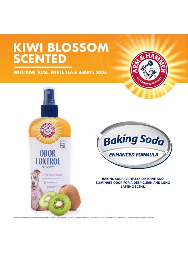 Arm & Hammer رذاذ مزيل الروائح الفائق للحيوانات الأليفة للكلاب، أفضل رذاذ لإزالة الروائح لجميع الكلاب والجروات | تركيبة بيكربونات الصوديوم مع رائحة زهر الكيوي، 8 أونصة سائلة (عبوة من 2) قد يختلف التعبئة - Image 4
