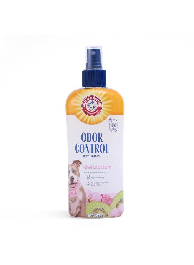 Arm & Hammer رذاذ مزيل الروائح الفائق للحيوانات الأليفة للكلاب، أفضل رذاذ لإزالة الروائح لجميع الكلاب والجروات | تركيبة بيكربونات الصوديوم مع رائحة زهر الكيوي، 8 أونصة سائلة (عبوة من 2) قد يختلف التعبئة - Image 2