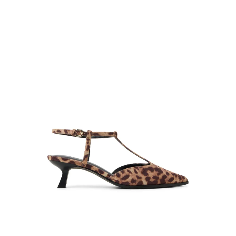 كول ات سبرنج TALAA Animal Printed Mule Pumps