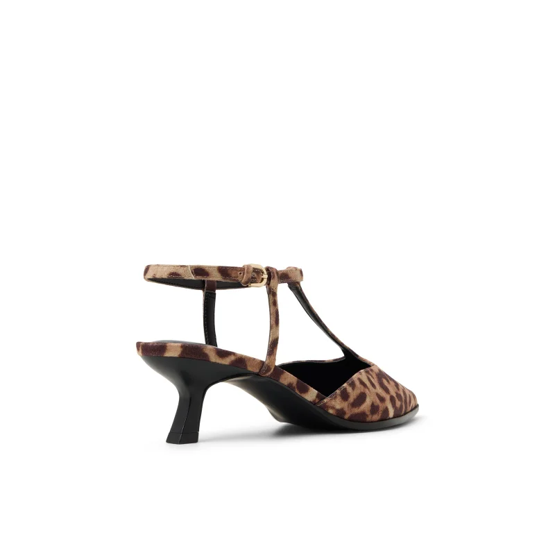 كول ات سبرنج TALAA Animal Printed Mule Pumps