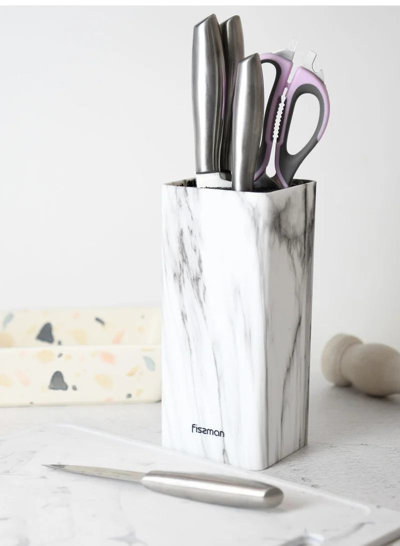 Fissman Kitchen Knife Organizer Marble Square Shape 10cm
