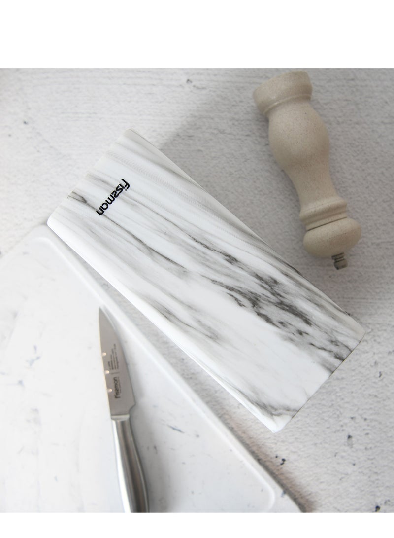 Fissman منظم سكاكين المطبخ شكل مربع رخام 10 سم - Image 2