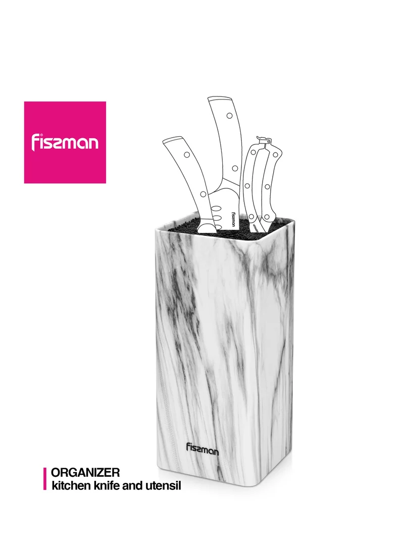 Fissman  Kitchen Knife Organizer Marble Square Shape 10cm  | Best Price UAE