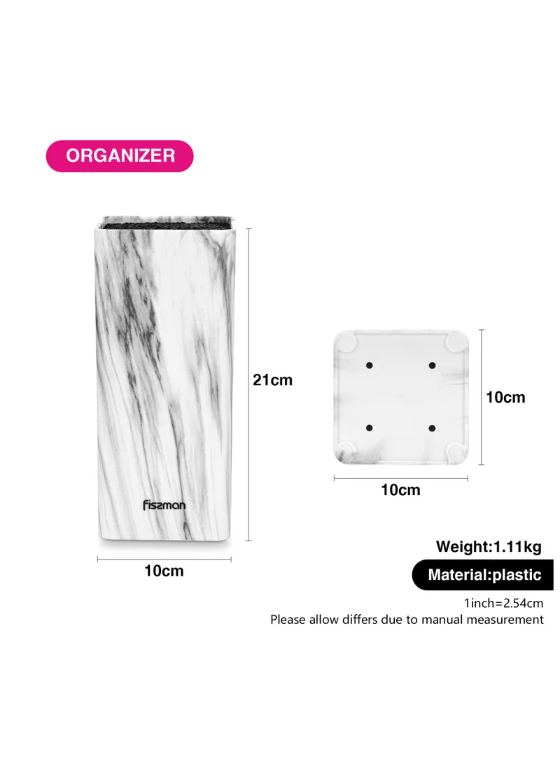 Fissman  Kitchen Knife Organizer Marble Square Shape 10cm  | Best Price UAE