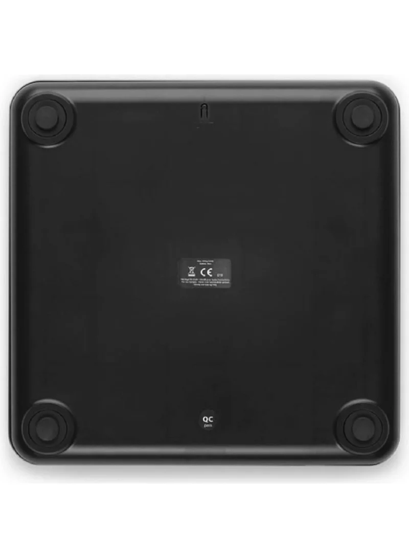 brabantia Battery-Free Easy-to-Use LCD Display Digital Bathroom Scale Dark Grey 30 x 4.3 x 30 cm 281341