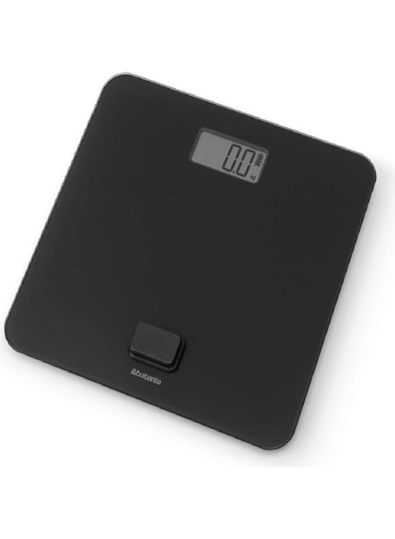 brabantia Battery-Free Easy-to-Use LCD Display Digital Bathroom Scale Dark Grey 30 x 4.3 x 30 cm 281341 - Image 3