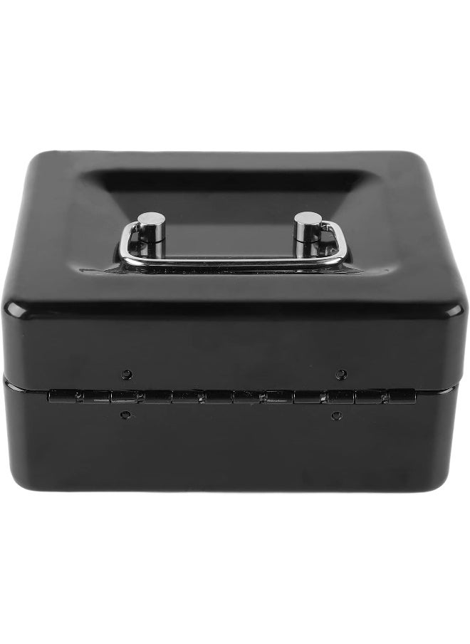 ECVV Small Cash Box with Lock and Slot | Moneybox Metal Coin Bank Piggy Bank For Adults and Kids,|12.5cmx9.5cmx6cm|Random Color|  - Image 2