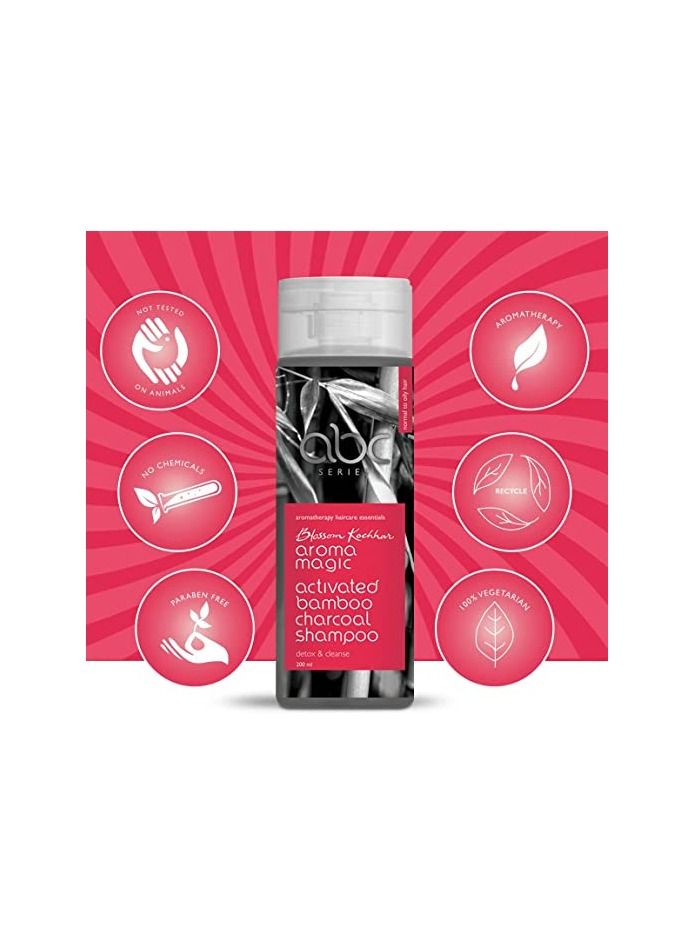 Aroma Magic Activated Bamboo Charcoal Shampoo - Image 3
