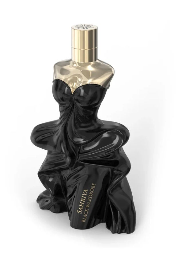 AMARAN Sahriya Black Wardrobe - Image 2