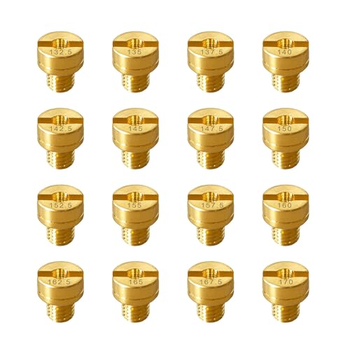 YGQ Carburetor Main Jet Kit for Mikuni HS HSR RS TM VM VM22 VM24 VM26 Carburetors Large Round N100604 1325 170 - Image 1