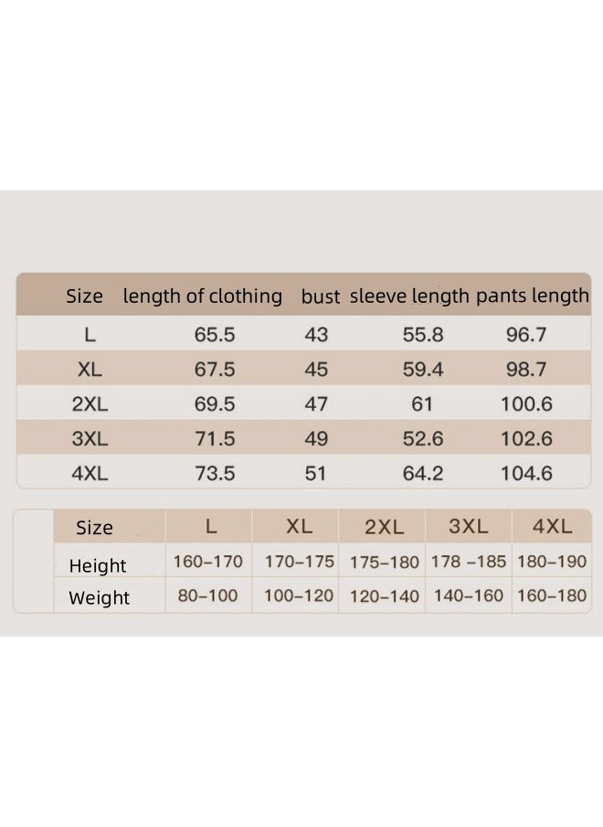 GGEROU - Men's Thermal Underwear Set Soft Thermal Underwear Base Layer Long Johns Set V-Neck Thermal Underwear - Image 1