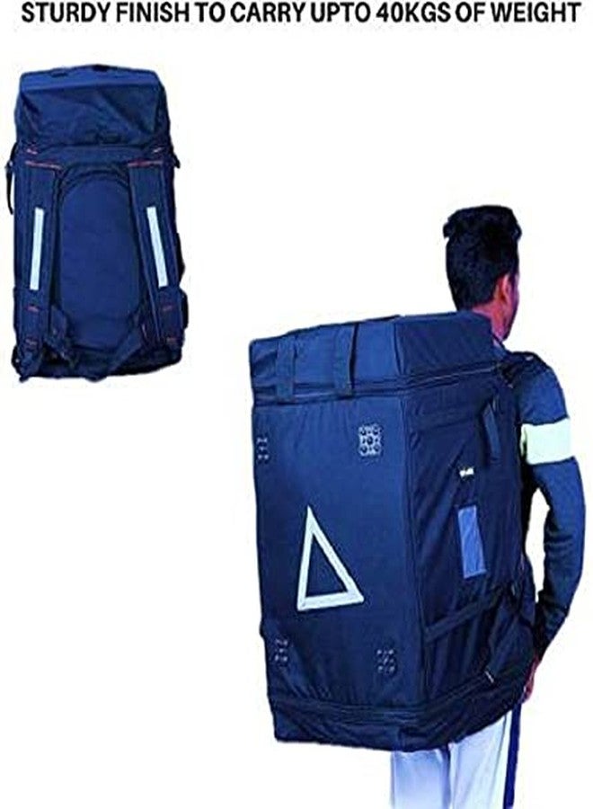 Quaffor Insulated e-Commerce, Logistics, Courier, ekart, Amazon Bag, Backpack for Multipurpose (Navy Blue) 95 LTR with rain Cover - Image 2