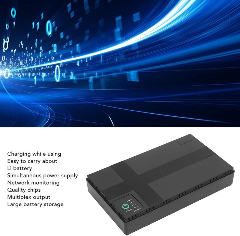 FTVOGUE Portable UPS Battery Backup Power Supply US Plug 100 240V for Router Modem Security Camera - Image 5