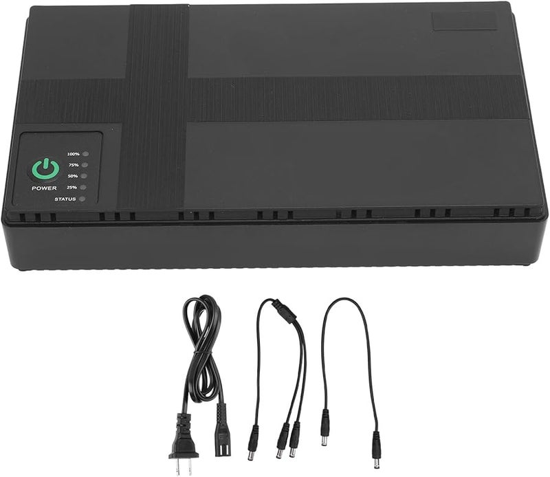 FTVOGUE Portable UPS Battery Backup Power Supply US Plug 100 240V for Router Modem Security Camera - Image 2