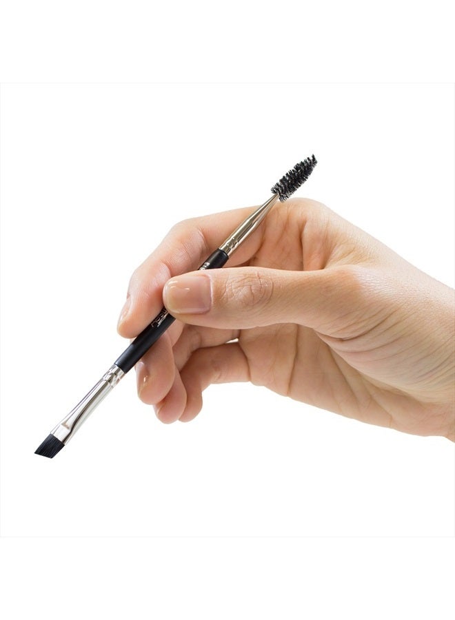 Aesthetica Pro Series Double Ended Eyebrow Brush And Spoolie - Blending Of Eye Brow Powders Vegan And Cruelty Free - Image 5