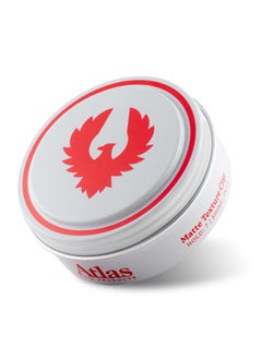 ATLAS Matte Texture Clay 2.4 Ounce is a No Shine, Ultra Lightweight, Medium to Firm Hold, Thickening, Texturizing, Separating, Hair Styling and Grooming Product for Men and Women  - Image 1
