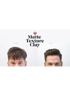 ATLAS Matte Texture Clay 2.4 Ounce is a No Shine, Ultra Lightweight, Medium to Firm Hold, Thickening, Texturizing, Separating, Hair Styling and Grooming Product for Men and Women  - Image 3