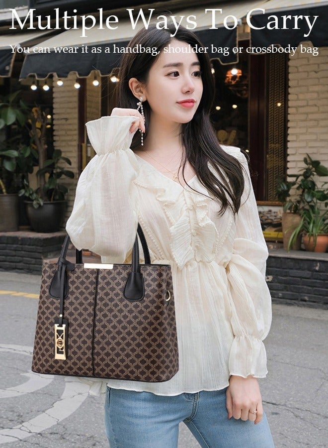 DUNISO Women's Fashion Handbag Faux Leather Crossbody Bag For Women Large Capacity Tote Bags Top Handle Satchel Fashionable Travel Shoulder Bag For Ladies - Image 2