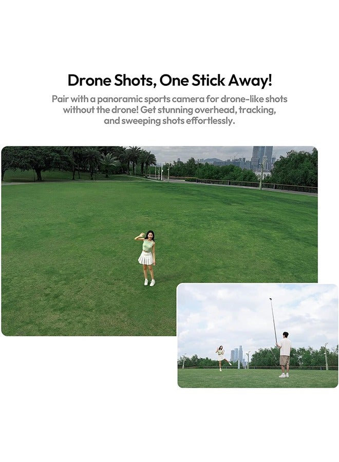 ULANZI VL02 2.7m 8.86ft Extended Edition Selfie Stick for Insta360 - Image 2