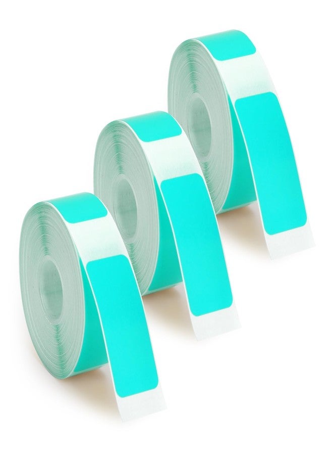 PEUTIER 3 Rolls Label Tapes for Phomemo D30 Label Maker, 15mm x 30mm Self-Adhesive Label Tape Thermal Sticker Paper Roll for Home Office School Supplies (Blue) - Image 1