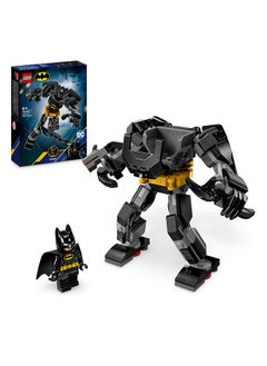 Dc Batman Mech Armour Super-Hero Toy For Kids, Collectible Set With Robot Action Figure And Minifigure, Small Creative Gift For 6 Plus Year Old Boys, Girls 76270 (140 Pieces) 76270