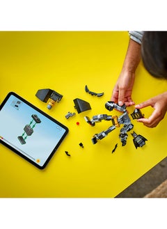 LEGO لعبة دي سي باتمان درع ميك كاهن السوبر لمرح للأطفال، مجموعة قابلة للجمع مع شخصية روبوت ورمز مصغر، هدية إبداعية صغيرة للأطفال من سن 6 سنوات وما فوق، الأولاد والبنات 76270 (140 قطعة) 76270  - Image 4