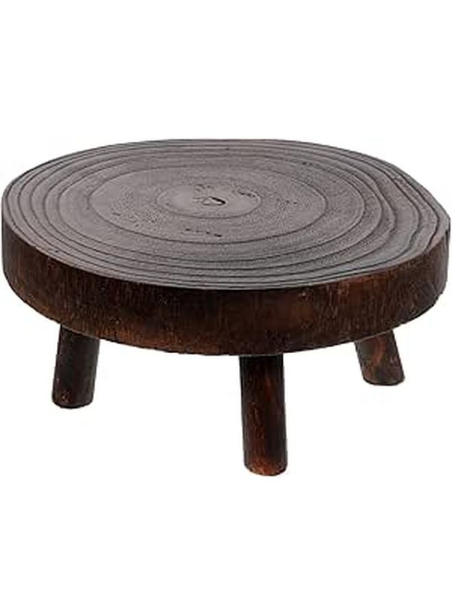 Multifunctional Wooden Stool as Cake Stand Fruit Display Home Office Decor - Image 1