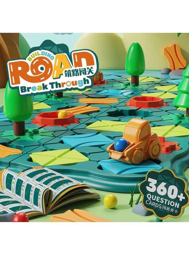 Logical Road Builder Games, Brain Teaser Puzzles for Kids Boys and Girls Age 3-8,STEM Learning Toys,Maze Track Rail Building and Construction Game with 4 Difficulty Games & 118 Challenges - Image 5