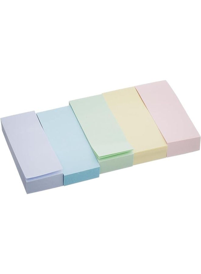 M&G Colored Sticky Notes, Vibrant Organization, 5 Colors, 20x50mm, Strong Adhesive - Image 1