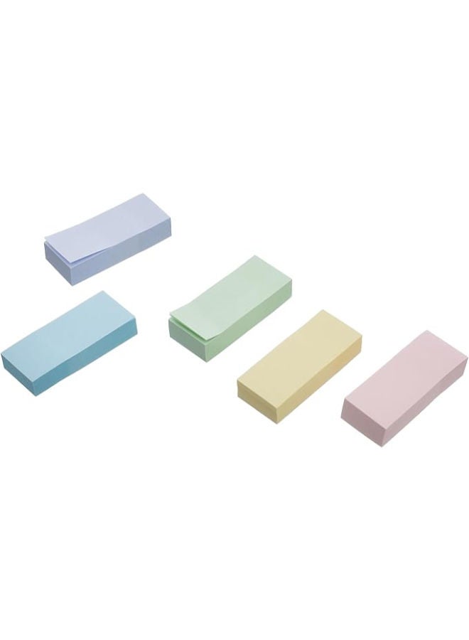 M&G Colored Sticky Notes, Vibrant Organization, 5 Colors, 20x50mm, Strong Adhesive - Image 2