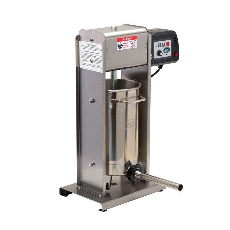 LEM Products Big Bite Motorized 20 Pound Capacity Stainless Steel Sausage Stuffer with Removable Cylinder 05HP