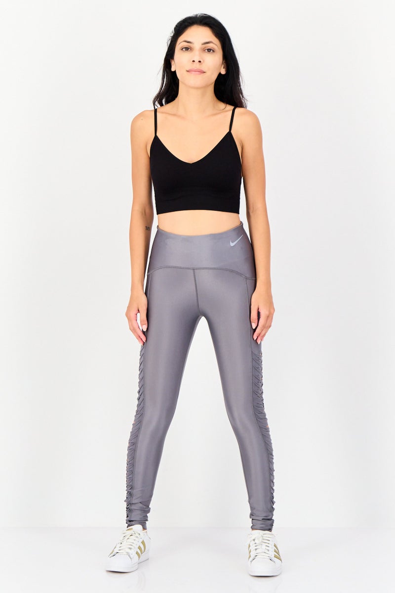 Nike Women Sportswear Fit Running Leggings, Grey - Image 3
