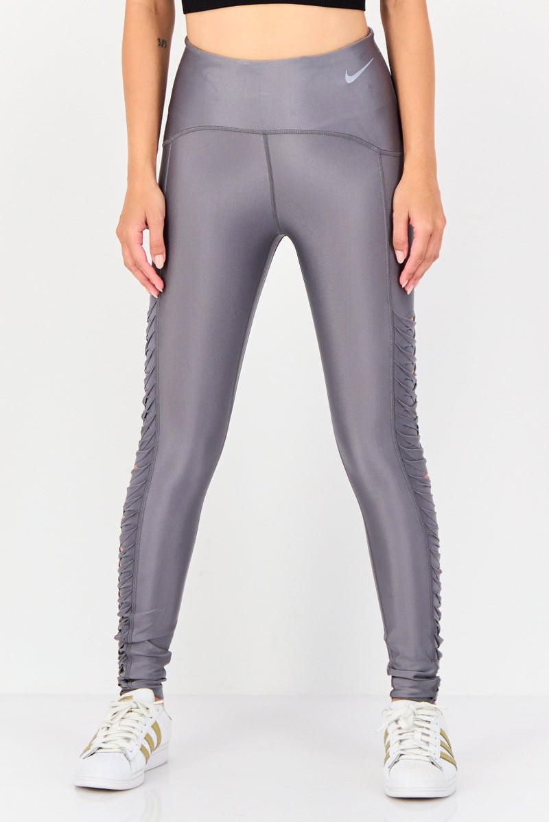 Nike Women Sportswear Fit Running Leggings, Grey - Image 1