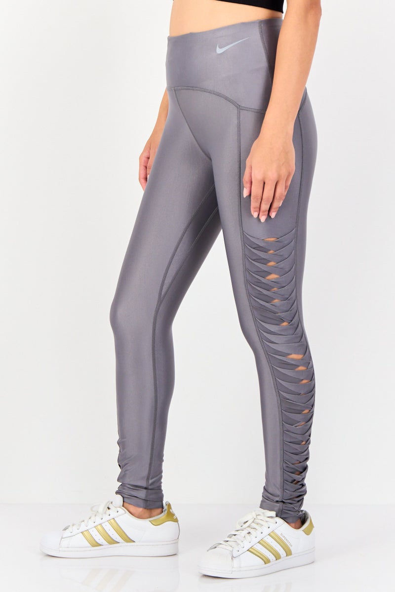 Nike Women Sportswear Fit Running Leggings, Grey - Image 4