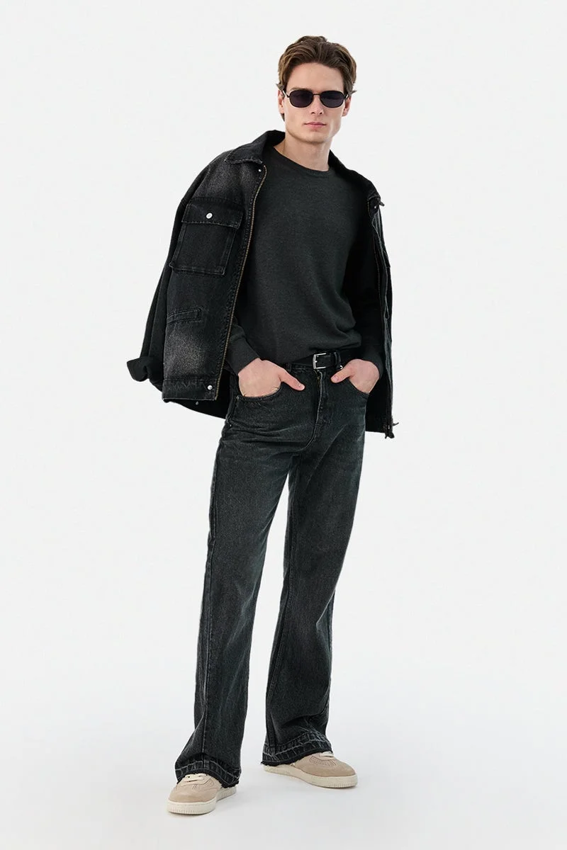 SNITCH Regular Fit Melange Sweater