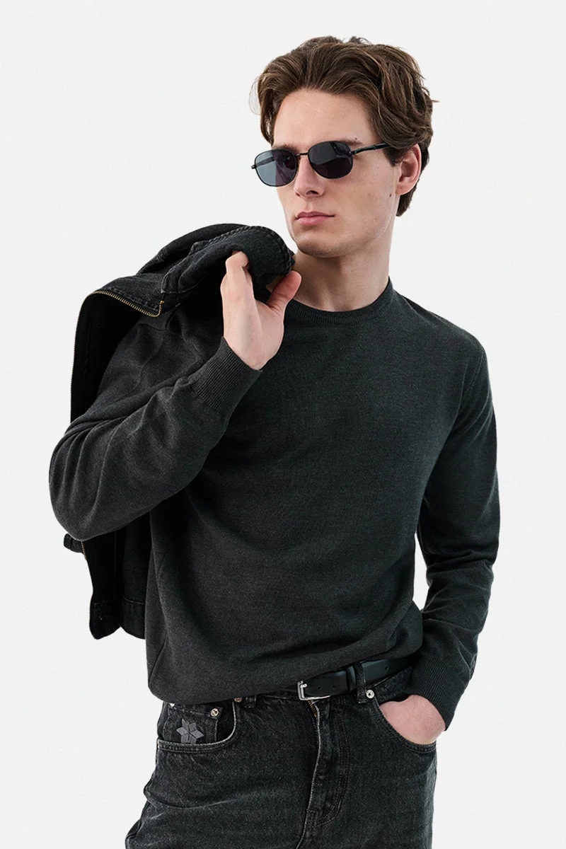 سنيتش Regular Fit Melange Sweater